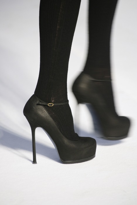 denim ysl shoes